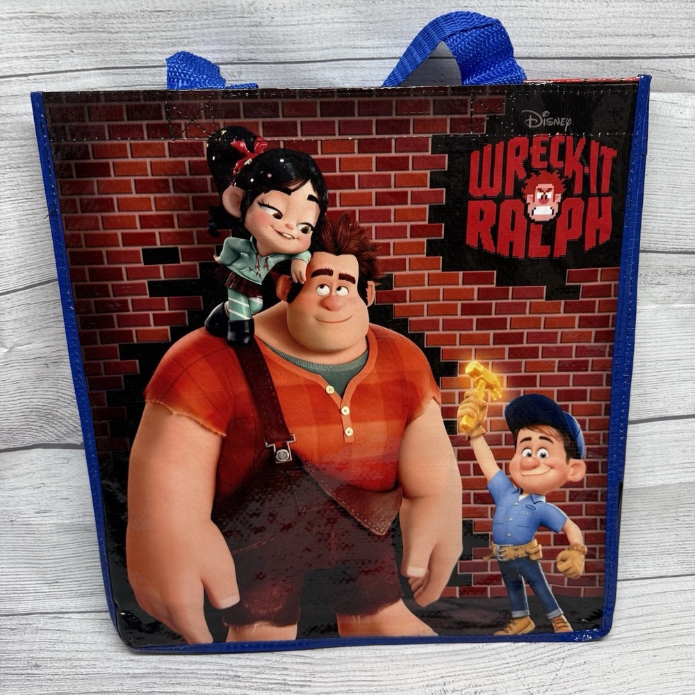Disney Store Wreck It Ralph Reusable Shopping Bag Tote New